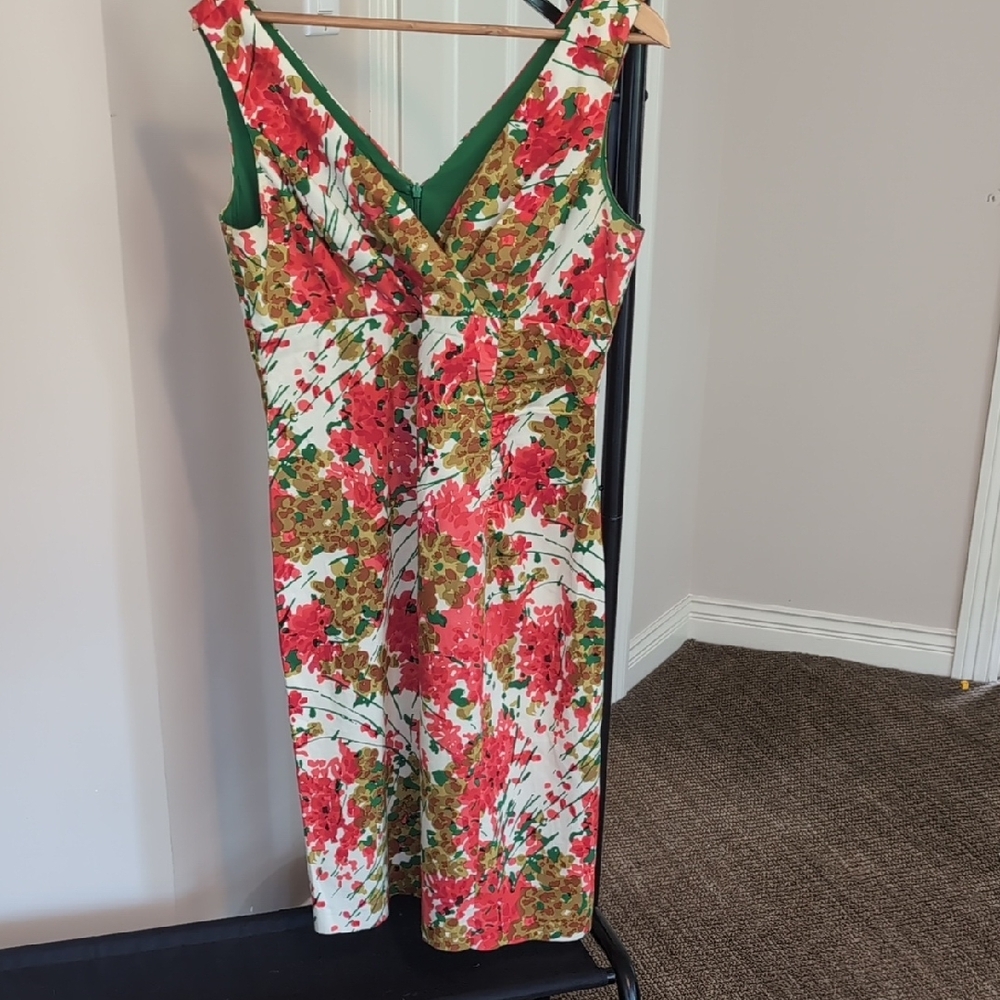Floral Sleeveless Dress - Multicolor